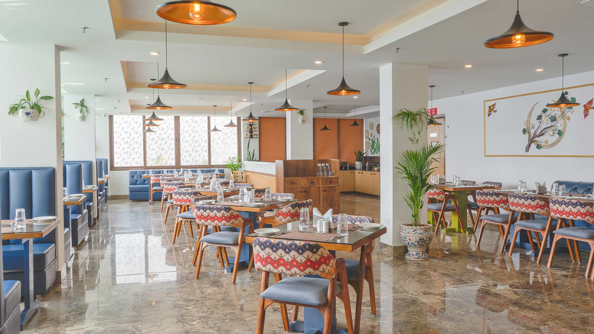 Gourmet dining experience awaits at our hotel's restaurant